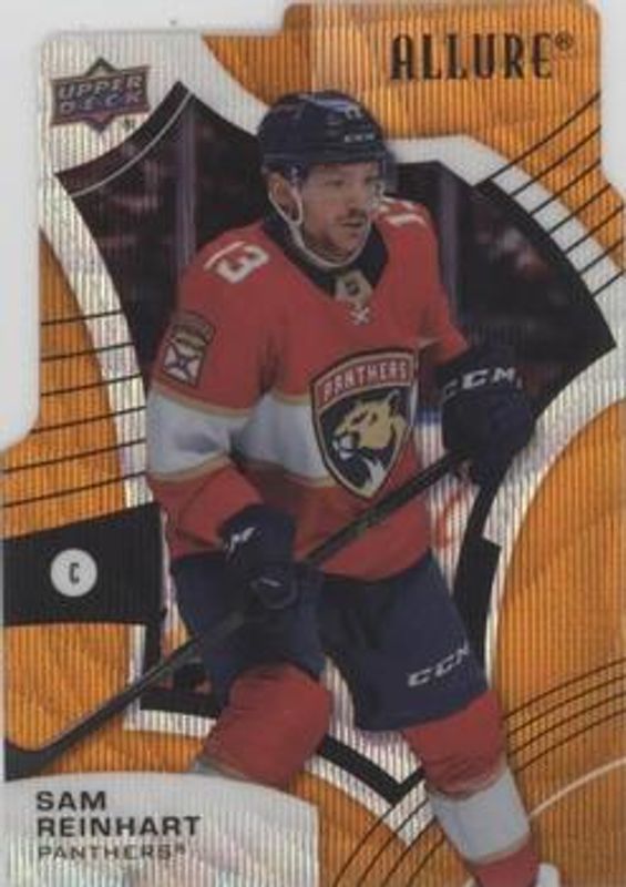 Sam Reinhart 2021 Upper Deck Allure #42 Orange Slice die-cut RAW