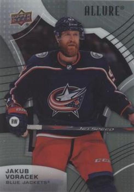 Jakub Voracek 2021 Upper Deck Allure #95 Steel RAW
