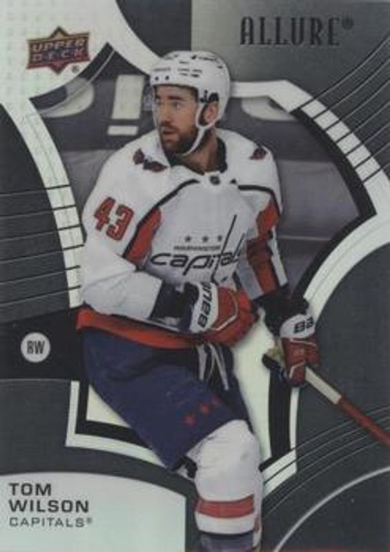 Tom Wilson 2021 Upper Deck Allure #3 Black Rainbow RAW