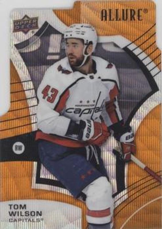 Tom Wilson 2021 Upper Deck Allure #3 Orange Slice die-cut RAW