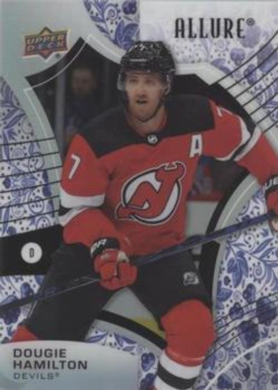 Dougie Hamilton 2021 Upper Deck Allure #23 Blue China RAW