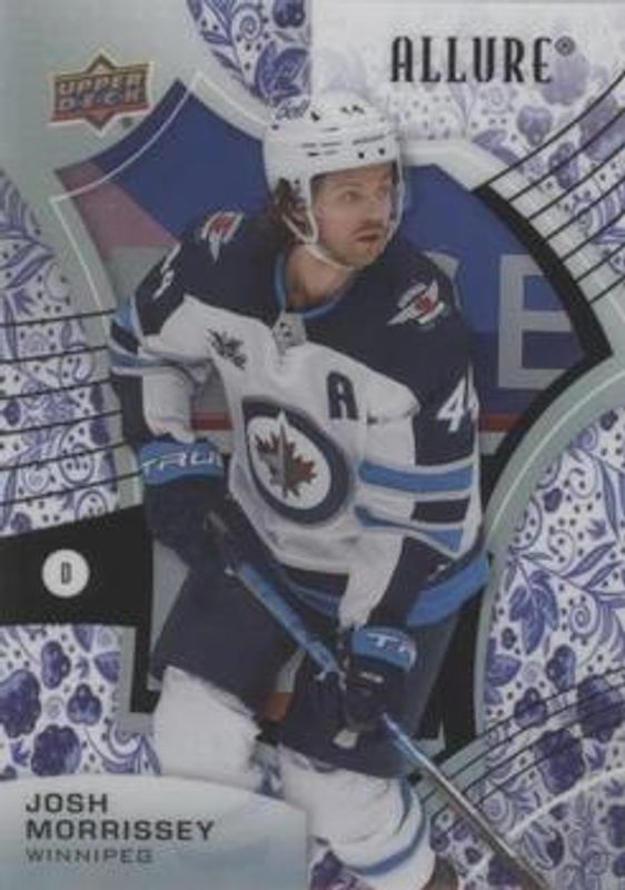Josh Morrissey 2021 Upper Deck Allure #32 Blue China RAW