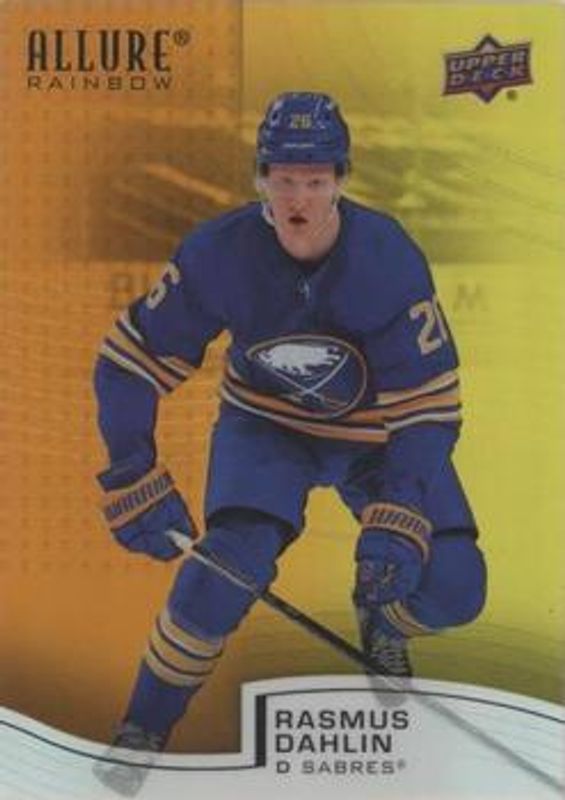 2021 Upper Deck Allure #R-52 Rainbow Orange - Yellow