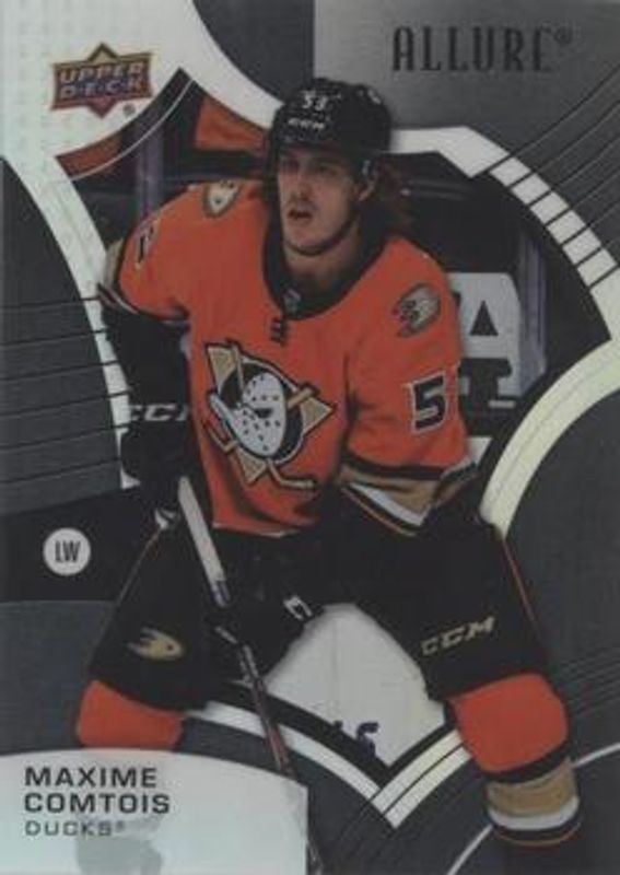 Max Comtois 2021 Upper Deck Allure #25 Black Rainbow RAW