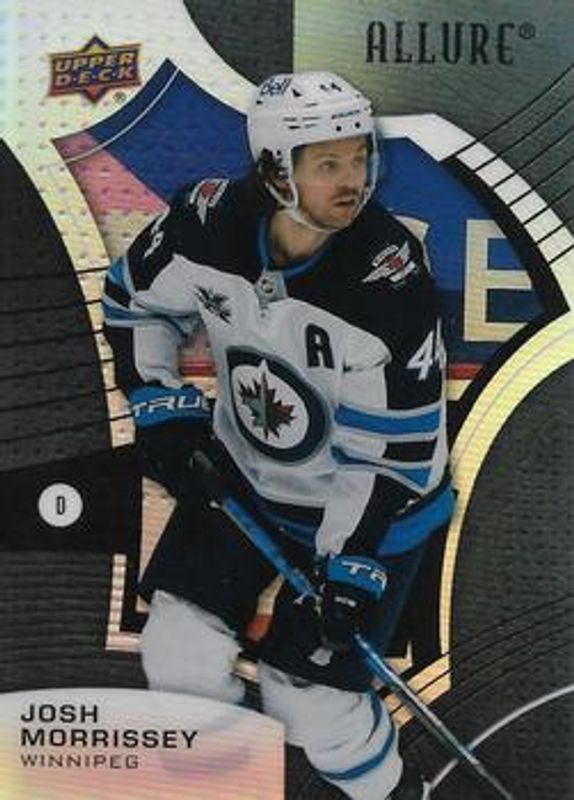 Josh Morrissey 2021 Upper Deck Allure #32 Black Rainbow RAW