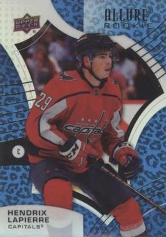 Hendrix Lapierre 2021 Upper Deck Allure #103 Pink Blue Leopard Rookie RAW