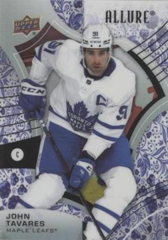 John Tavares 2021 Upper Deck Allure #44 Blue China RAW