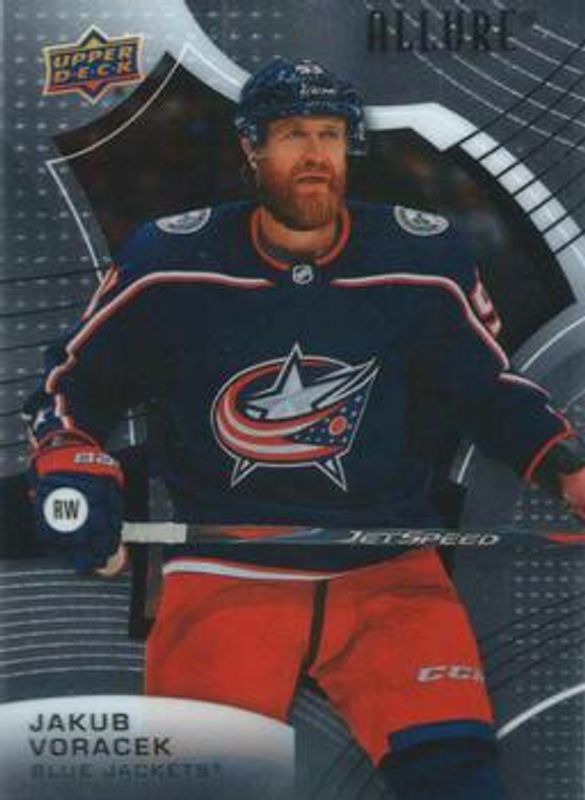 Jakub Voracek 2021 Upper Deck Allure #95 Base RAW