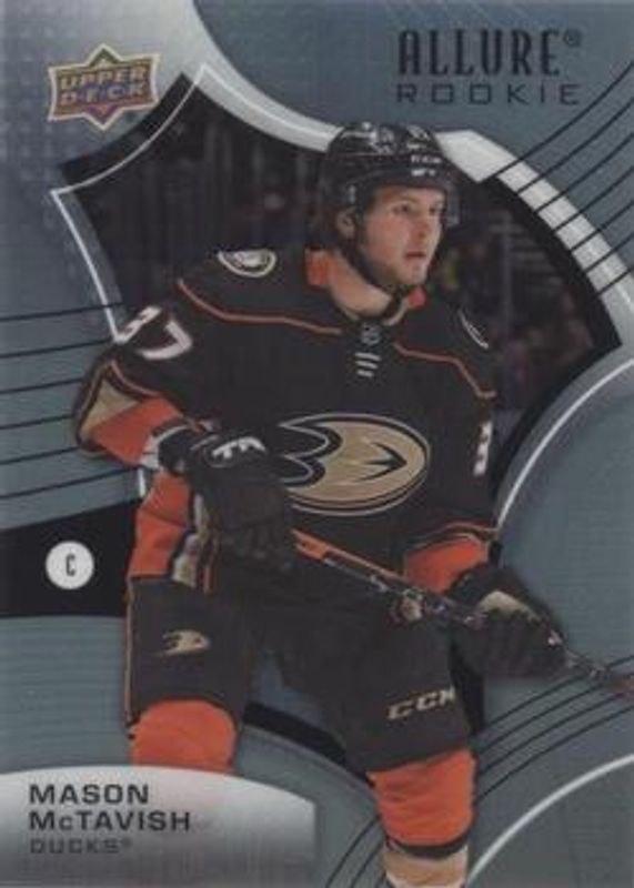 Mason McTavish 2021 Upper Deck Allure #108 Steel Rookie RAW