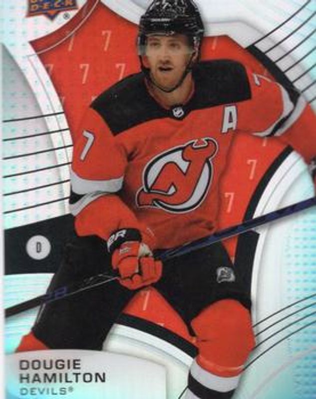 Dougie Hamilton 2021 Upper Deck Allure #23 Number /199 RAW