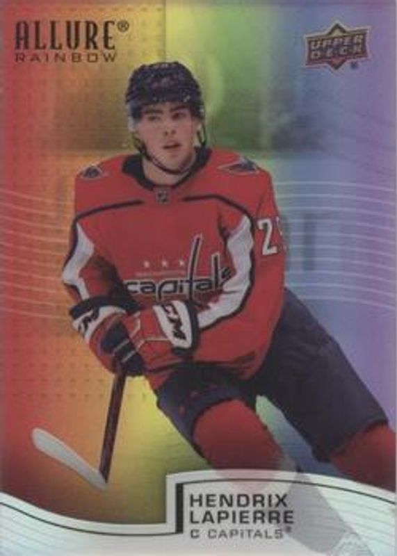 Hendrix Lapierre 2021 Upper Deck Allure #R-12 Rainbow - Double Rainbow Rookie RAW