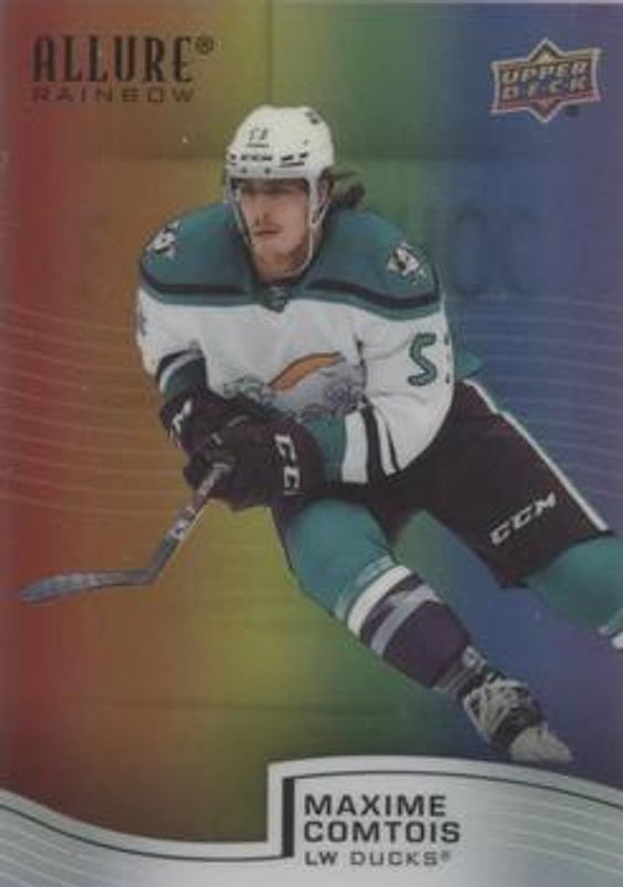 Max Comtois 2021 Upper Deck Allure #R-71 Rainbow - Double Rainbow RAW