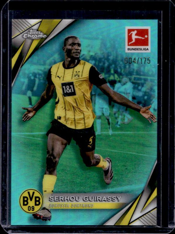 2024 Topps Chrome Bundesliga #28 Aqua Refractor /175
