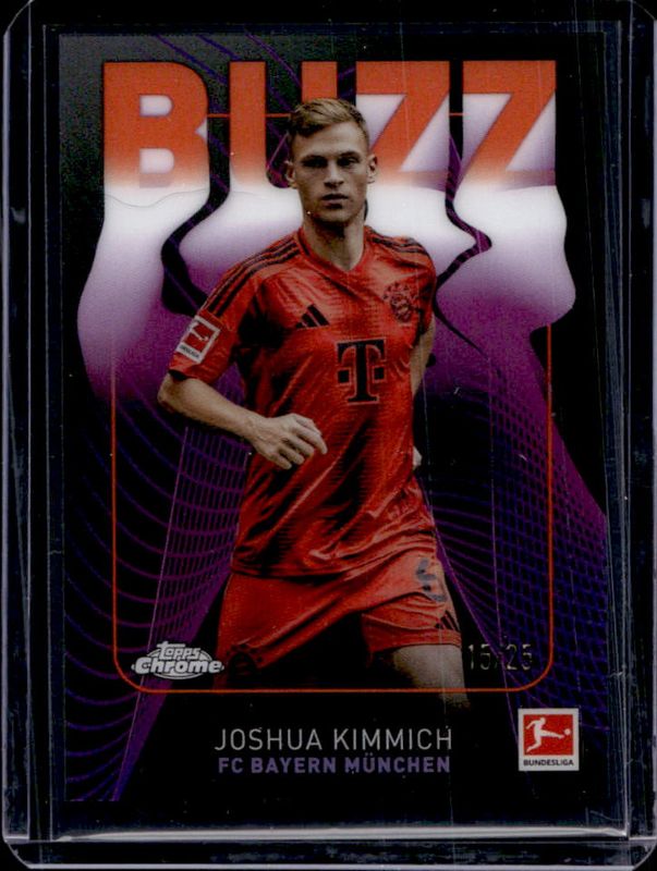 Joshua Kimmich 2024 Topps Chrome Bundesliga #BU-10 Buzz - Orange Refractor /25 RAW