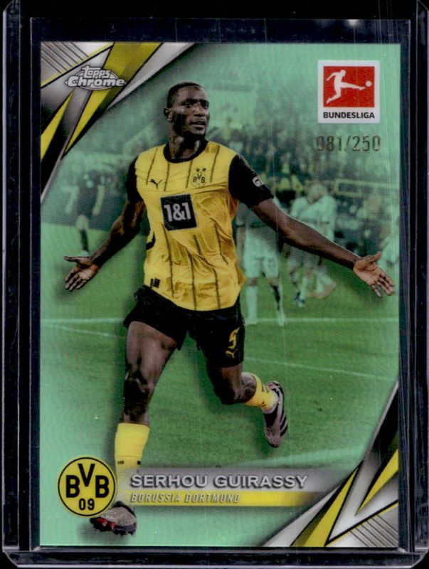 2024 Topps Chrome Bundesliga #28 Neon Green Refractor /250