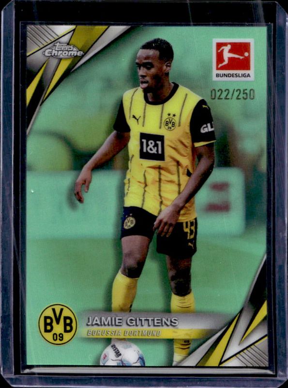 2024 Topps Chrome Bundesliga #26 Neon Green Refractor /250