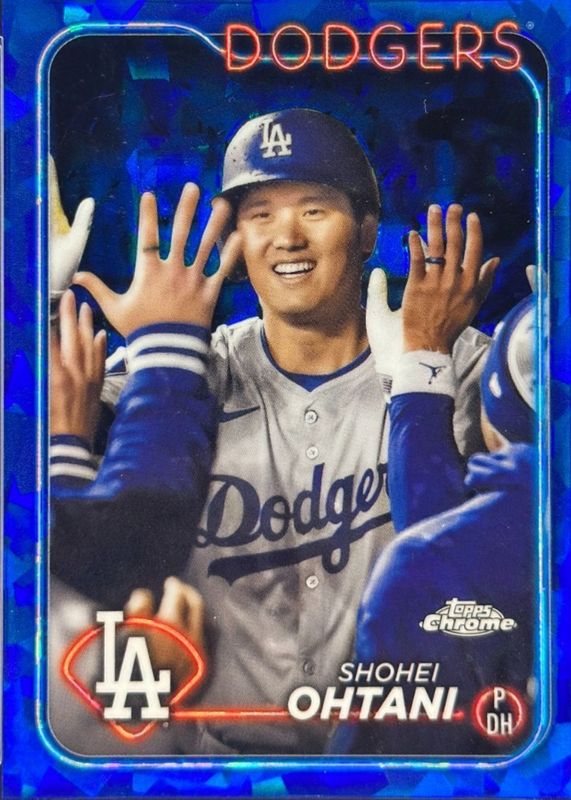 Shohei Ohtani 2024 Topps Chrome Sapphire Edition #500 Image
