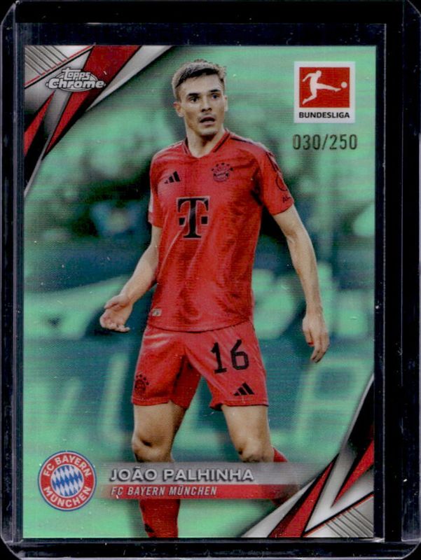 2024 Topps Chrome Bundesliga #80 Neon Green Refractor /250
