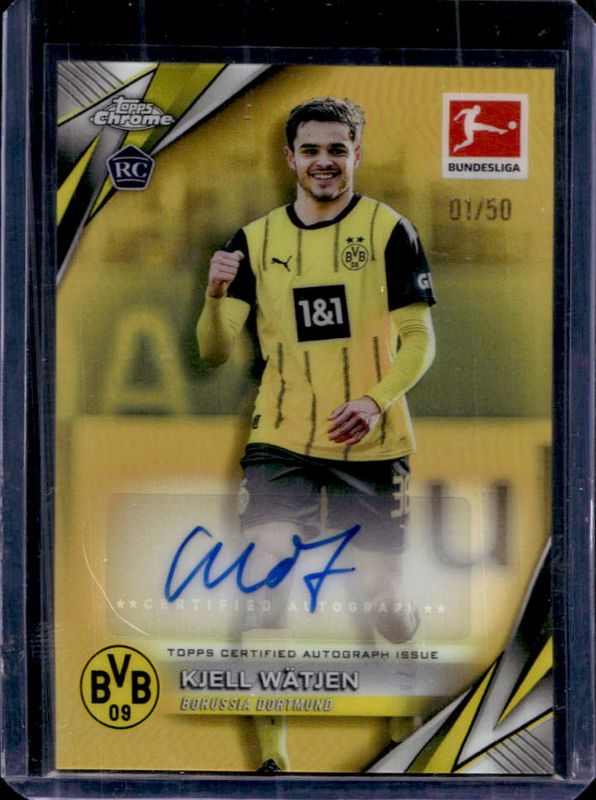 2024 Topps Chrome Bundesliga #BA-KW Base Autographs - Gold Refractor /50