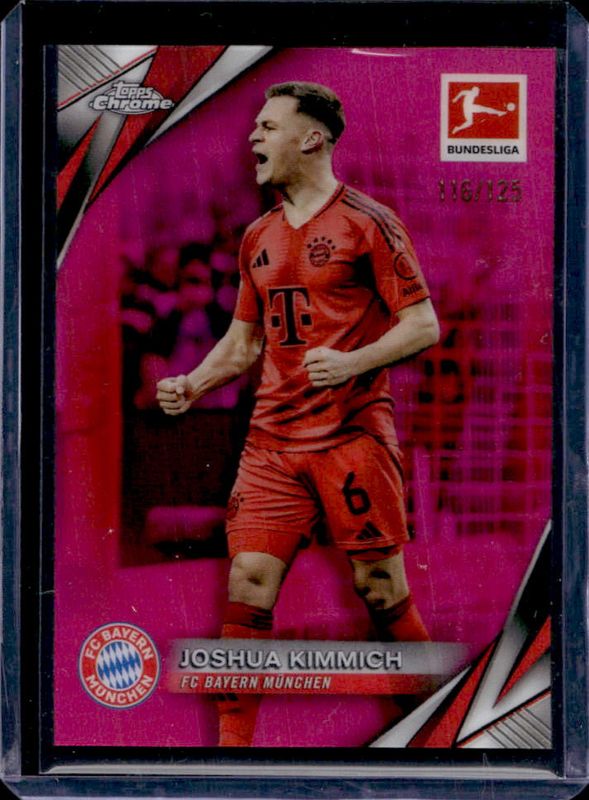 Joshua Kimmich 2024 Topps Chrome Bundesliga #79 Magenta Refractor /125 RAW