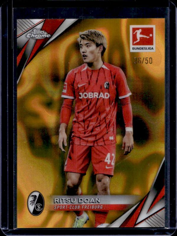 2024 Topps Chrome Bundesliga #40 Gold Lava Refractor /50