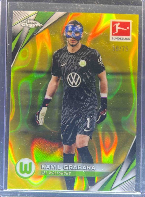 2024 Topps Chrome Bundesliga #96 Yellow Lava Refractor /75