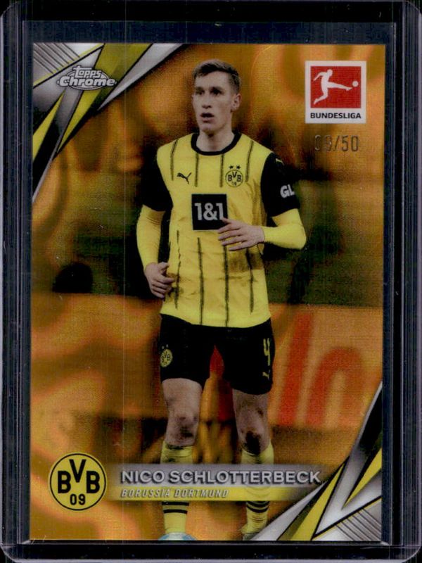 2024 Topps Chrome Bundesliga #23 Gold Lava Refractor /50