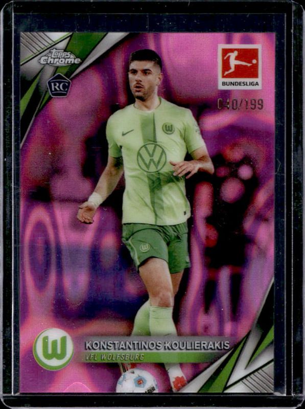 2024 Topps Chrome Bundesliga #97 Pink Lava Refractor /199