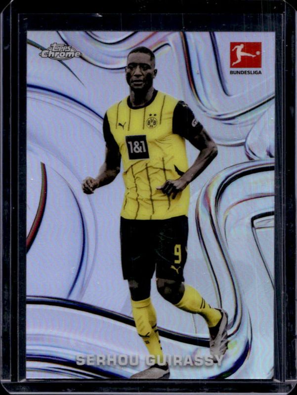 Serhou Guirassy 2024 Topps Chrome Bundesliga #HM-12 Hobby Masters RAW