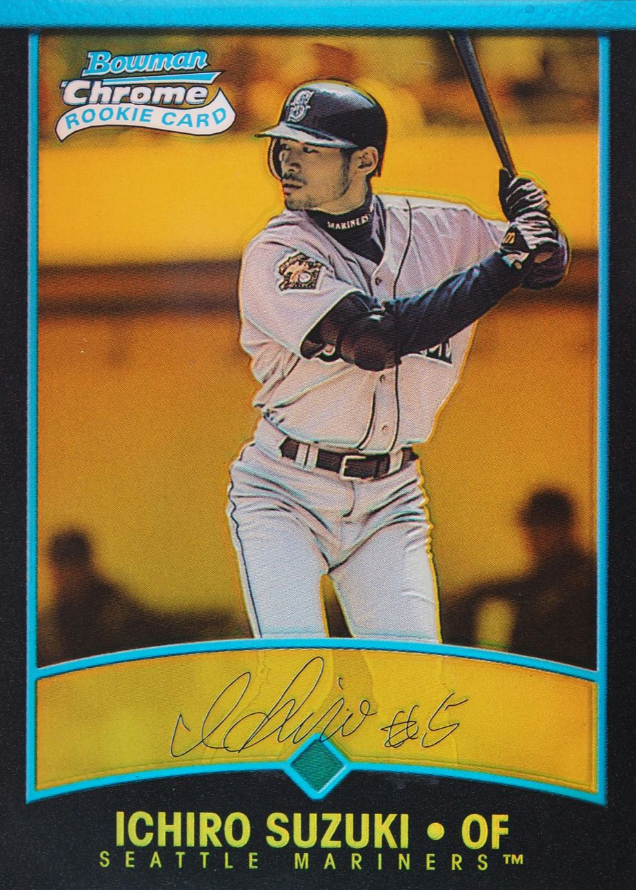 【PSA9 RC】2001 Bowman Ichiro Suzuki イチロー 2001 ICHIRO SUZUKI ROOKIE RC HOF? /2999 BOWMAN'S BEST #162