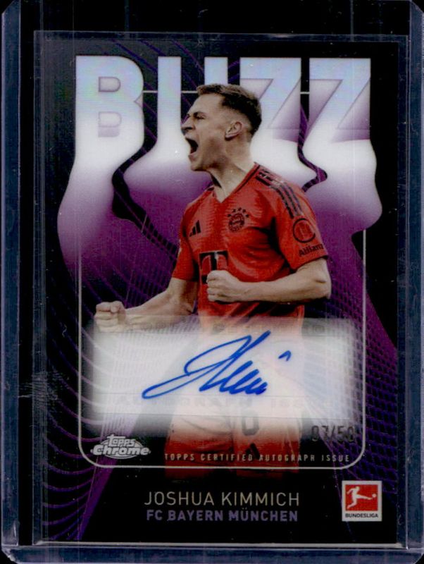 Joshua Kimmich 2024 Topps Chrome Bundesliga #BUA-JK Buzz Autographs /100 RAW