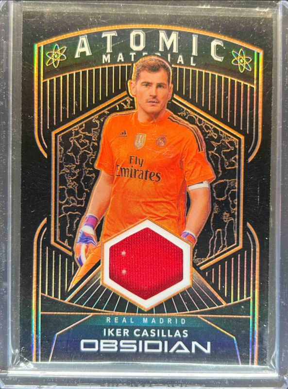 Iker Casillas 2020 Obsidian #AT-IC Atomic Material Relics /149 RAW