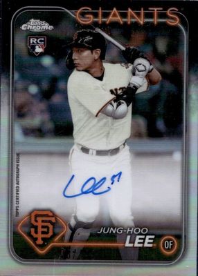 2024 Topps Chrome #RA-JHL Rookie Autographs - Refractor /499