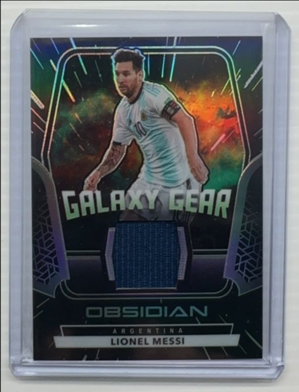Lionel Messi 2020 Obsidian #GG-LM Galaxy Gear Relics /149 RAW