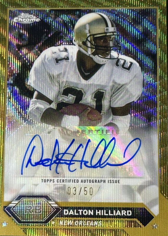 2023 Topps Composite #TCA-DHI Chrome Autographs - Gold Wave Refractor /50