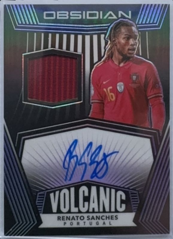 Renato Sanches 2020 Obsidian #VO-RS Volcanic Material Signatures - Purple /49 RAW