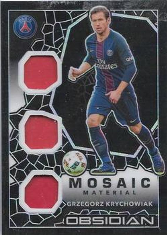 Grzegorz Krychowiak 2020 Obsidian #MO-GKR Mosaic Material Relics /149 RAW