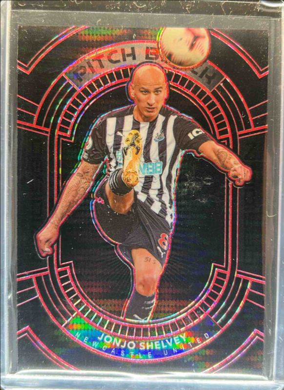 Jonjo Shelvey 2020 Obsidian #27 Pitch Black - Red Pulsar /28 RAW