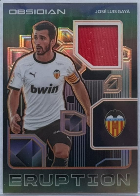 Jose Luis Gaya 2020 Obsidian #E-JLG Eruption Relics - Orange /50 RAW