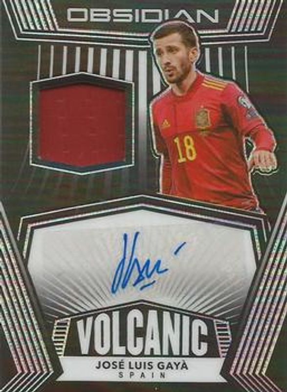 Jose Luis Gaya 2020 Obsidian #VO-JLG Volcanic Material Signatures /99 RAW