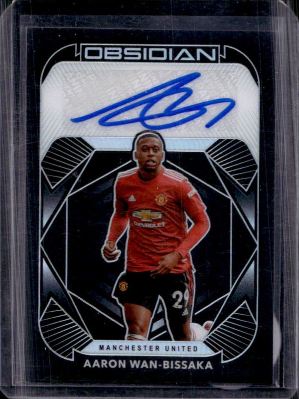 Aaron Wan-Bissaka 2020 Obsidian #OB-AWB Obsidian Autographs /149 RAW