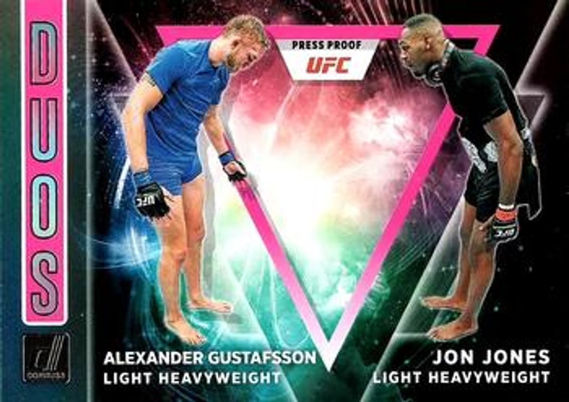 2022 Donruss UFC #9 Duos Press Proof Pink