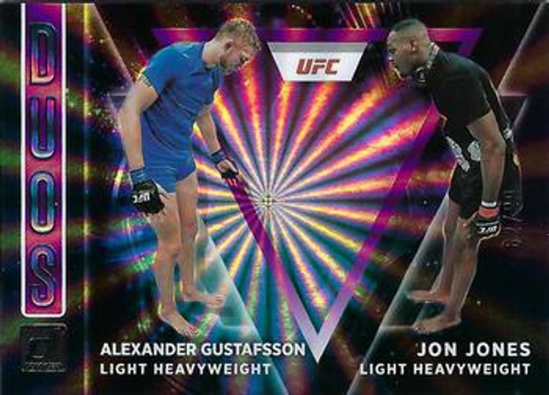 2022 Donruss UFC #9 Duos Holo Purple Laser /99