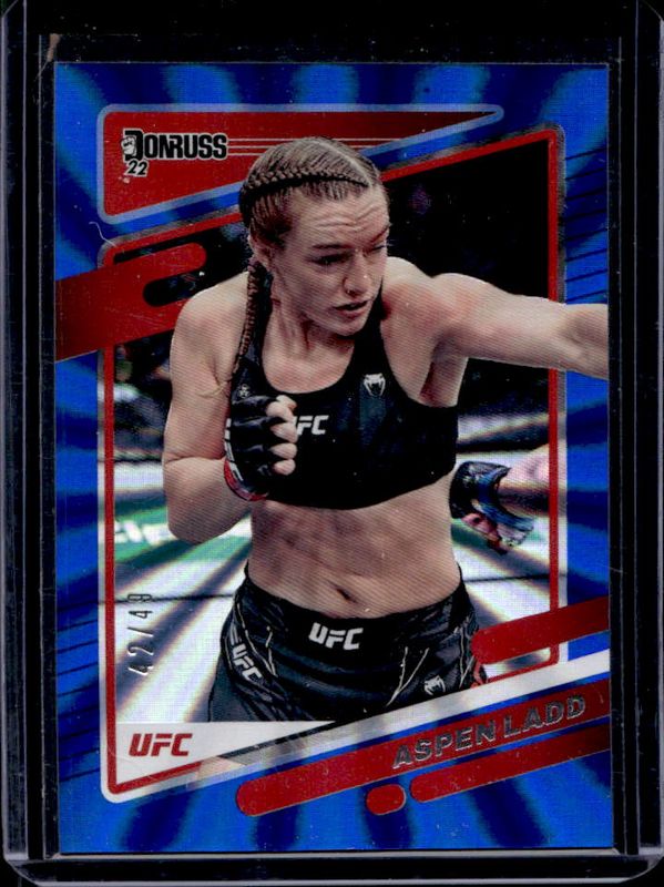 2022 Donruss UFC #101 Holo Blue Laser /49