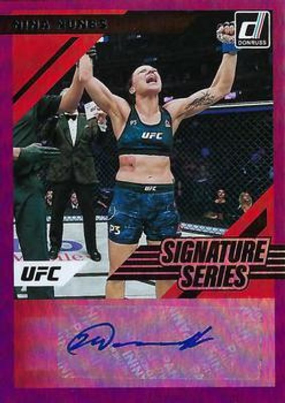 2022 Donruss UFC #SS-NNS Signatures Series - Purple