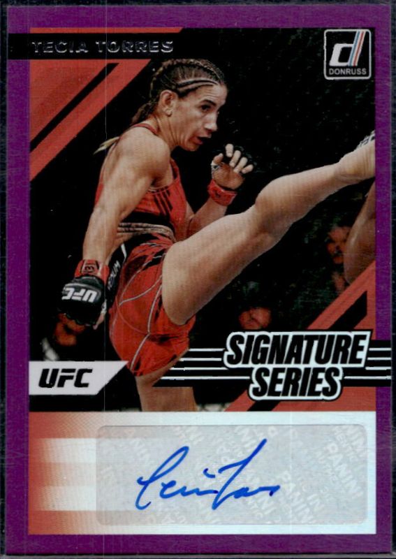 2022 Donruss UFC #SS-TTR Signatures Series - Purple