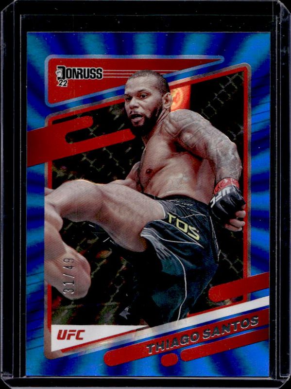 2022 Donruss UFC #88 Holo Blue Laser /49