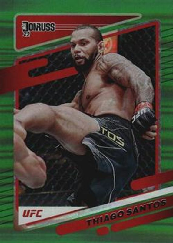 2022 Donruss UFC #88 Green Flood