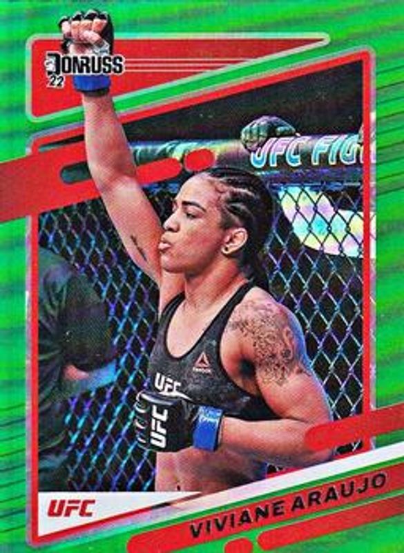 2022 Donruss UFC #60 Green Flood