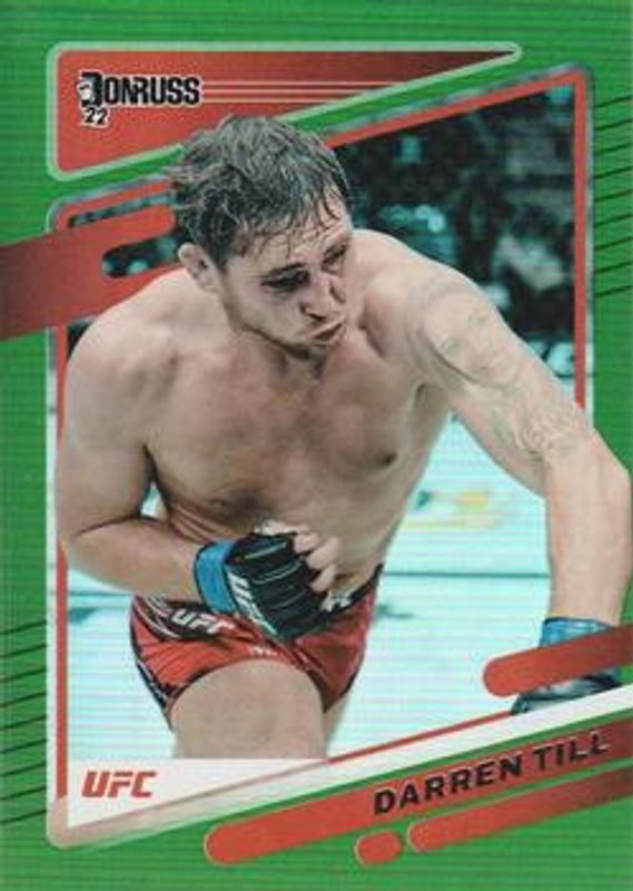 2022 Donruss UFC #136 Green Flood